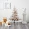 4ft. Pre-Lit Flocked Fraser Fir Artificial Christmas Tree with Warm White LED Lights